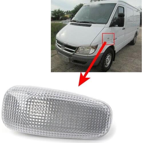 Car Turn Signal Lamp Side Repeater Light Lens Shell For 2003 2004 2005 2006 DODGE SPRINTER 2500 3500 5124431AB 5124431AA