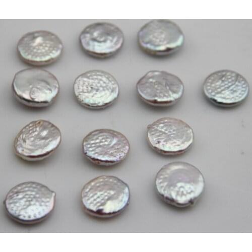 15-17mm Big Size Natural Freshwater Pearl Beads, Loose Button Pearl Baroque Beads, Fashion Women Jewelry DIY Accessories