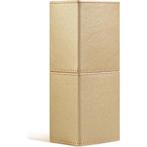 Makeup Brushes Holder Make Up Brush Pen Holder Cosmetic Tool Organizer Empty Portable PU Leather Container