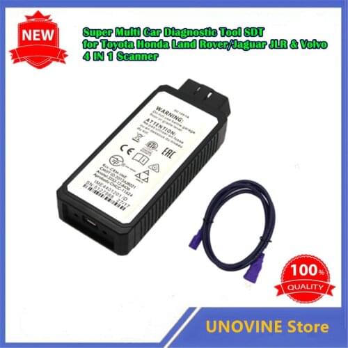 Super Car Diagnostic Tool SDT for Toyota Honda Land Rover Jaguar JLR Volvo 4 in 1 Scanner Professional Diagnostic tool