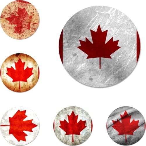 Canadian Flag Icons Pins Badge Decoration Brooches Metal Badges For Clothes Backpack Decoration