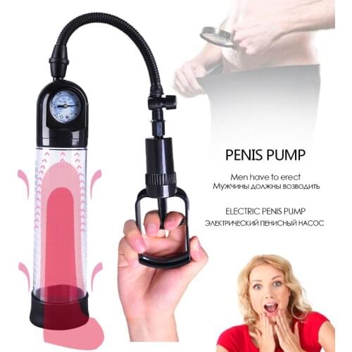 Penis Pump Dick Enlargement Penis Extender Adult Sexy Toys Male Masturbator Sex Shop Penile Enlarger Vacuum Pump Sex Toy For Men
