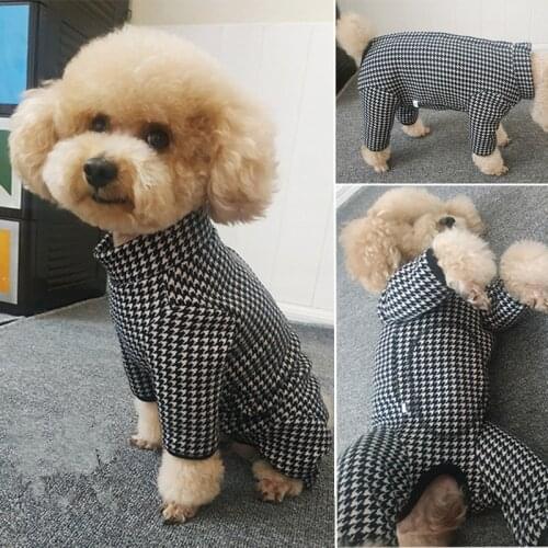 Girl Dog Clothes Winter Female Dog Clothing Jumpsuit Puppy Yorkie Poodle Bichon Pomeranian Schnauzer Pug French Bulldog Costume