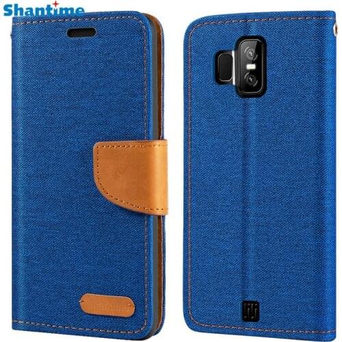 Oxford Leather Wallet Case For Homtom S7 With Soft TPU Back Cover Magnet Flip Case For Homtom S7