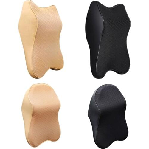 Car Neck Cushion Car Seat Neck Pillow Headrest Cushion for Neck Back Pain Relief Lumbar Support for Car Seat Office Chair