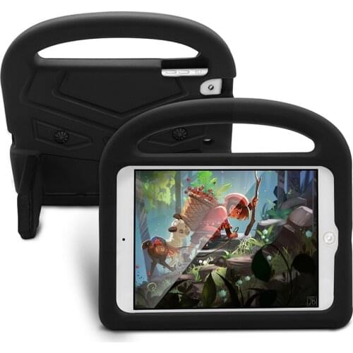Full Body Protection Kids Safe Shockproof EVA Case Cover with Handle and Kickstand for Apple iPad Mini 3 Mini 2 Mini Tablet+Pen