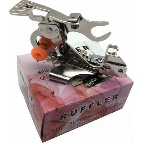 Ruffler Sewing Machine Presser Foot for Singer Juki Brother Low Shank Sewing Machine