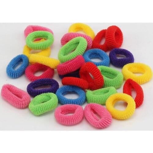 20 piece/lot Good Elastics Girls Hair Accessories scrunchy Children Baby Hairband Colorful Elastic Hair Bands