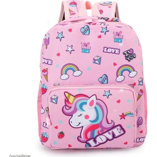 Unicorn Cartoon Backpack For Baby Boys Girls Unicorn Children Lovely Schoolbag Kindergarten Schoolbag Kids Gift
