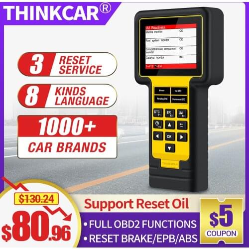 Thinkcar – Thinkscan 600 ABS/SRS lecteur de code OBD2, lecteur de code, réinitialisation d'huile/TPMS/EPB, TS600, PK CR619 AL619