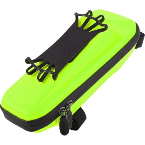Bicycle Bag Multifunctional Hard Shell Rotatable Mobile Phone Holder Front Beam Outdoor Upper Tube Bag Riding Storage Bag