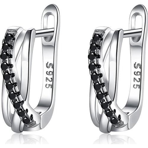 ZEMIOR 925 Sterling Silver Earrings Round For Woman Exquisite Compact Fashion Earrings Anniversary Gift Jewelry New Arrivals