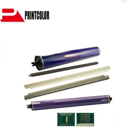 1Set PCR Primary Charge Roller+013R00663 013R00664 drum chip+ Cleaning Blade+OPC Drum for Xerox dc 240 250 242 252 260 550 560