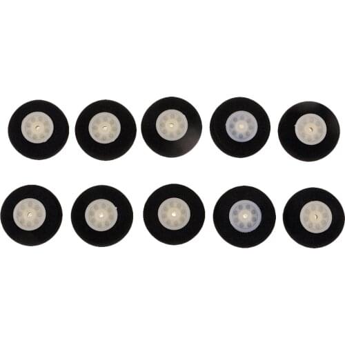10pcs RC Airplane Wheels 30mm 40mm 50mm Diameter Airplane Sponge Wheels Tire for RC Airplane Model Parts Toy
