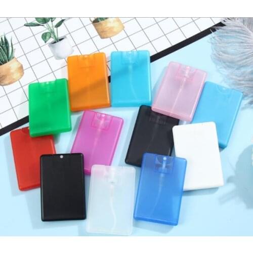 20ml Card Bottle Spray Bottle Perfume Sub-bottle Portable Carry-on Press Empty Bottle 50Pcs/Lot