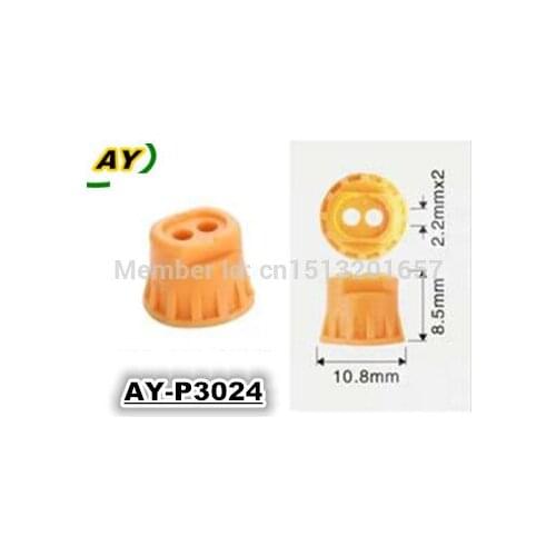 200pieces/set 10.8*8.5*2.2mm good quality fuel injector plastic cap,insulating cap for AY-3024