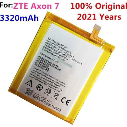 2021 100% Original New LI3931T44P8H756346 Battery For ZTE Axon 7 5.5inch A2017 Phone Battery 3320mAh