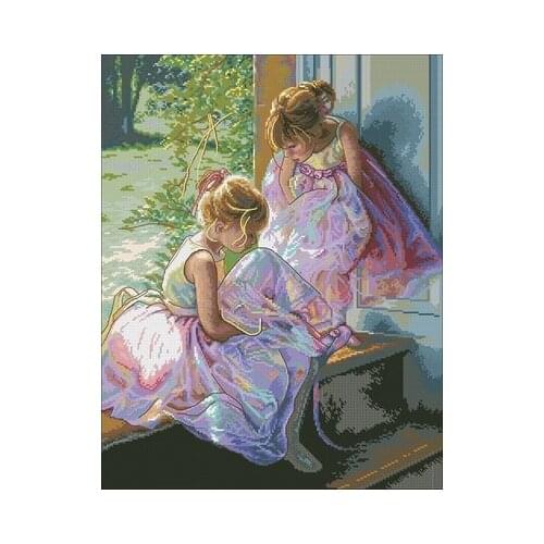 30-Dimensions 35280 Ballet Dreams (14CT) Counted Cross Stitch 11CT 14CT 18CT DIY Cross Stitch Kits Embroidery Needlework Sets