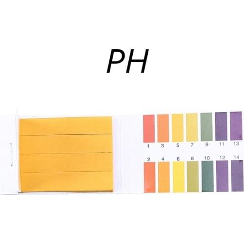 80 Strips PH Test Strip 1-14 Acidic Alkaline Indicator Litmus Testing Paper Aquarium Pond Water Food Soilsting Kit Swimming Tool