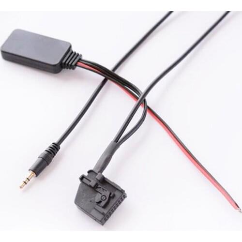 Biurlink Car Bluetooth Music Adapter Bluetooth Audio 3.5MM Jack AUX-IN Cable for For Mercedes Comand 2.0 AUX