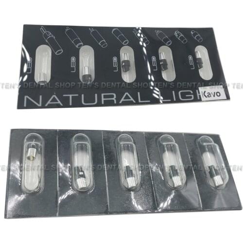 Free Shipping 5pcs Dental fiber optic handpiece lamp LED bulb compatible with kavo mutiflex coupling