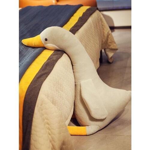 Big White Goose Plush Toy Net Red Girl Heart Doll Cute Doll Duck Doll Girl Sleep Comfort Pillow