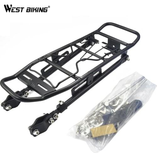 WEST BIKING V Brake Disc Brakes Dedicated Bike Racks Cycling Luggage Holder Mountain Bike Rear Shelf Bicycle Accessories