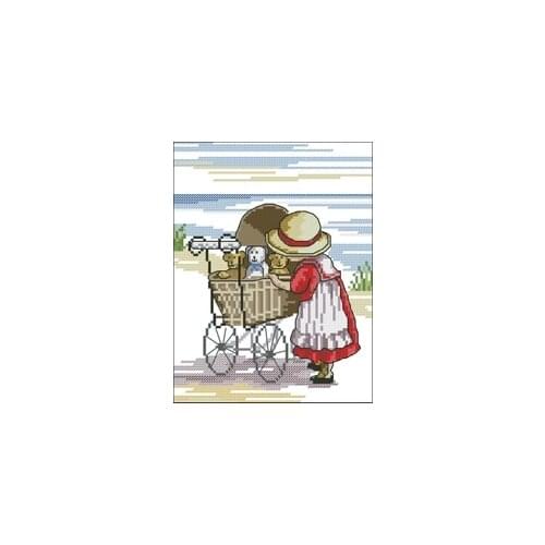 NN xiaoyi cotton self-matching cross stitch Cross stitch RS cotton comes with no prints Yesterday series - Baby Bear