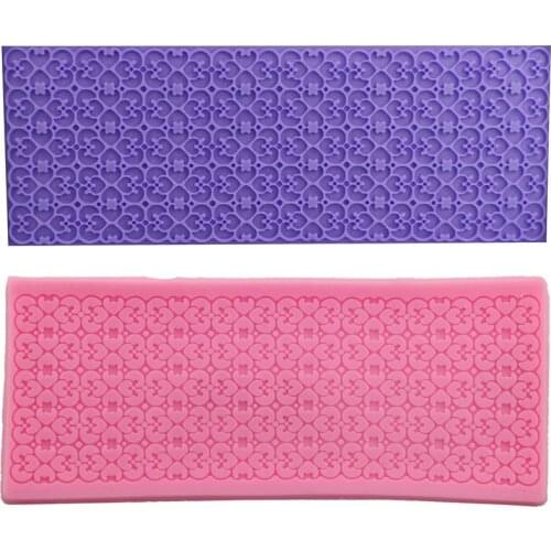 Lace pattern cake DIY pastry chocolate fondant baking tool plaster drop glue hand tools