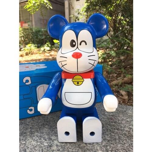 Hot Sell 11inch 400% Bearbrickly Bearsbrick Doraemon Model PVC Action Figure Collectible Toy fashion toy Gifts IN STOCK