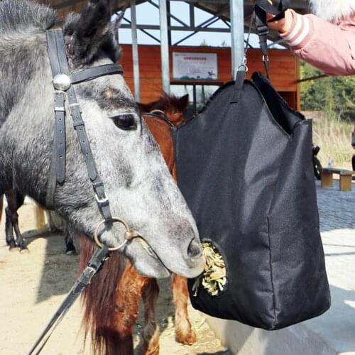 Horse Hay Bag Waterproof Slow Feeding Tote For Horses Sheep Durable Horse Care Products Pet Feeiding Horse Feeder bags