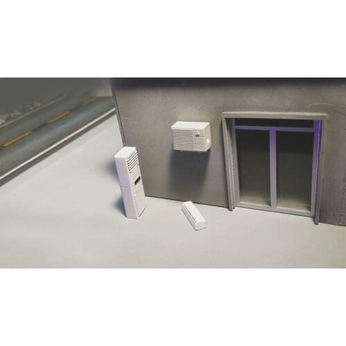 1/64 1/87 model car scene prop accessories inside outside air conditioning conditioner machine model decor