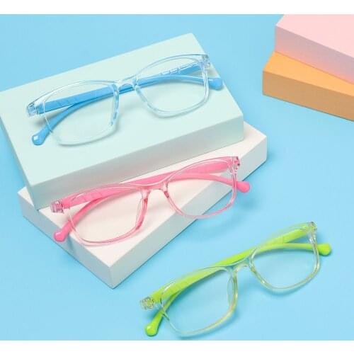 Anti-blue Light Kids Glasses Children Boys Girls Computer Eye Protection Eyeglasses Ultra Light Frame