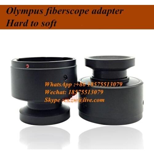 Olympus Fiber Endoscope Optical Bayonet Soft Lens to Hard Lens Connector Hard Lens to Soft Lens Adapter Interface