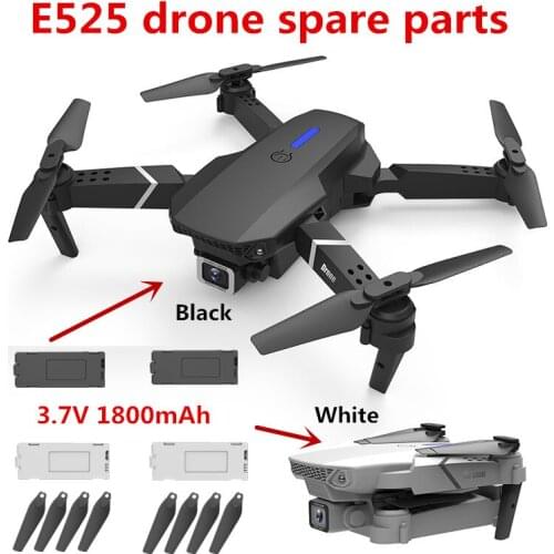 E525 Drone Original Accessories 3.7V 1800mAh Battery /Propeller Parts For E525 LS-E525 Drone Spare Parts Flying Time 15 Mins