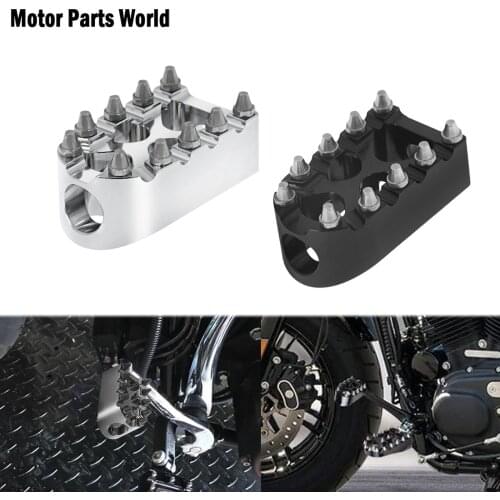 Motorcycle Shifter Pegs Gear Shift Brake Foot Peg Toe Pegs Black/Chrome For Harley Sportster XL Dyna Fatboy FLD Touring Softail