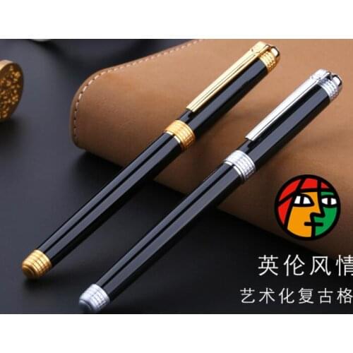 High quality 0.5MM Nib Fountain pen Full metal Golden Clip luxury pens PICASSO Caneta Stationery Office school supplies