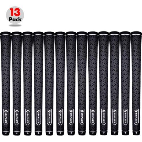SAPLIZE CC03 Golf Grips Standard Size13pcs Grips with Full Regripping Kit All Weather Anti-Slip Rubber Golf Club Grips