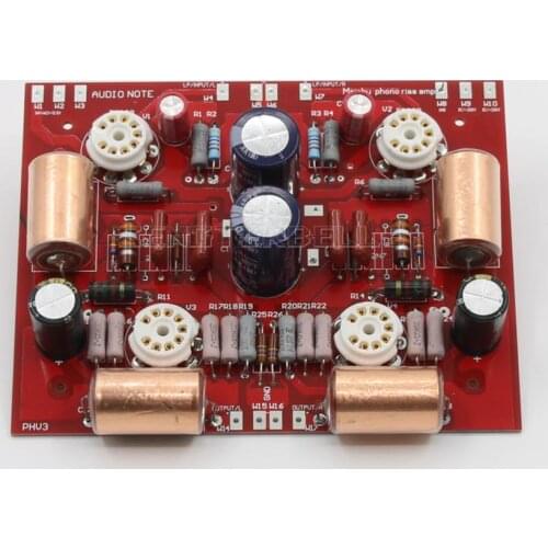 Assembly Melshu Phono Riaa Amplifier Audio HiFi 12AX7+12AU7 Tube Phono Amp Finished Board