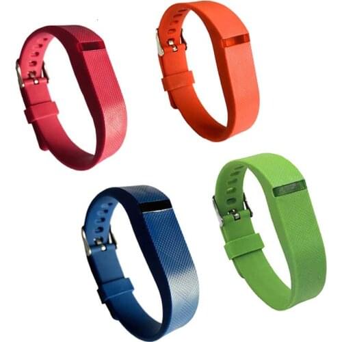 Silicone Replacement Band Strap for Fitbit Flex Wristband Bracelet Bands with Metal Watch Buckle