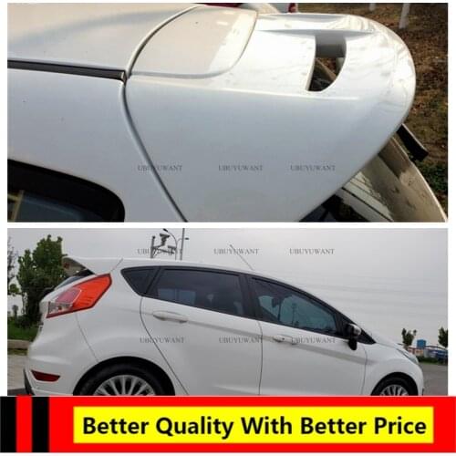 For Ford Fiesta Spoiler 2009 2010 2011 2012 2013 High Quality Unainted Primer Color ABS Material Car Rear Wing