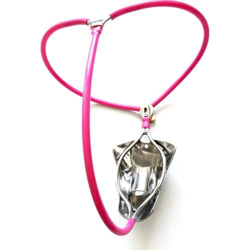 Stealth Male Chasitity Belt Stainless Steel Chastity Cage Fully Adjustable Penis Lock Cage Adult Game Penis Restraint Device