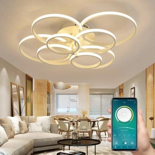 Led Ceiling Lights Modern Ceiling Lamp Remote Control for Living Room Bedroom Led Lights for Dining Room Home Ceiling Chandelier