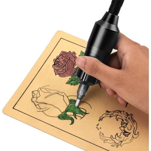 Permanent Makeup Eyebrow Tattoo Pen Machine Make up Kit - High Performance Aluminum Alloy Construction - 2 Colors Optional