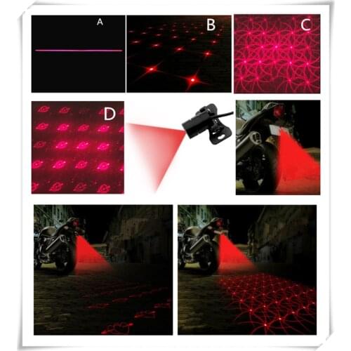 Universal Personality Light LED Motorcycle Laser Fog Light for Kawasaki Z800 E veRsion NINJA 250 300R Z250 Z300 VERSYS 300X