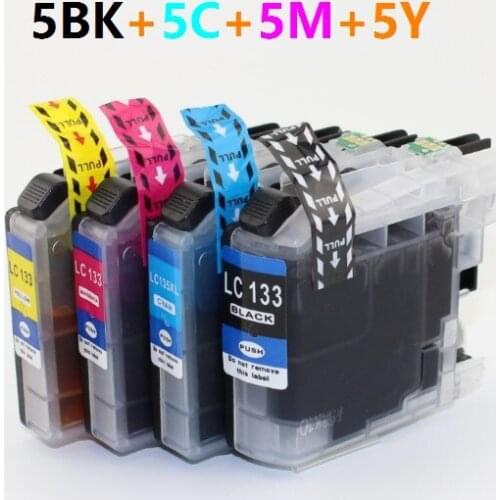 XIMO 20 Compatible Ink Cartridge LC133/LC131 with chip for Brother DCP-J152W J172W MFC-J870DW J475DW etc