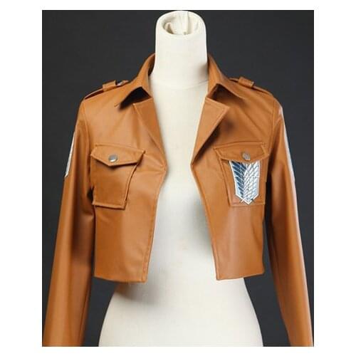 Levi Costume - Attack On Titan Jacket Levi Eren Cosplay Shingeki no Kyojin Leather Jacket Cosplay