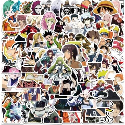 10/30/50/100Pcs Mixed Classic Cartoon Anime For Snowboard Laptop Luggage Fridge Car- Styling Vinyl Decal Home Decor Stickers