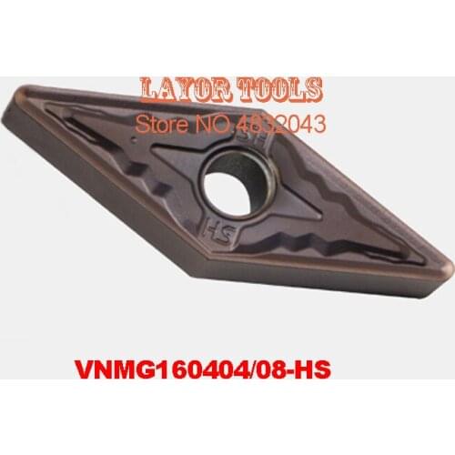 10PCS VNMG160404 HS/ VNMG160408 HS carbide CNC inserts,CNC lathe tool,apply to stainless steel and steel processing,MVUNR/MVQNR