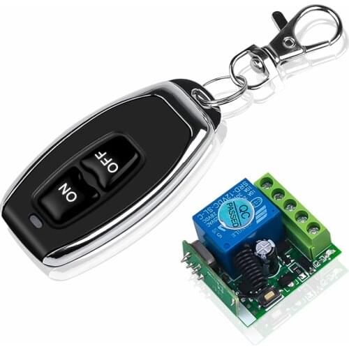 12V 10A thermal relay wireless radio frequency remote control switch transmitter, LED remote control with road controller module